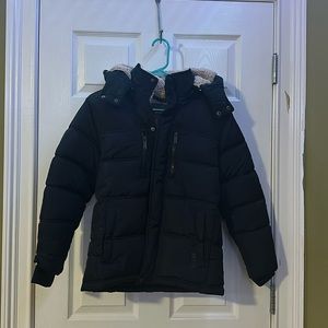 Kids Small Black Ben Sherman Puffer Jacket